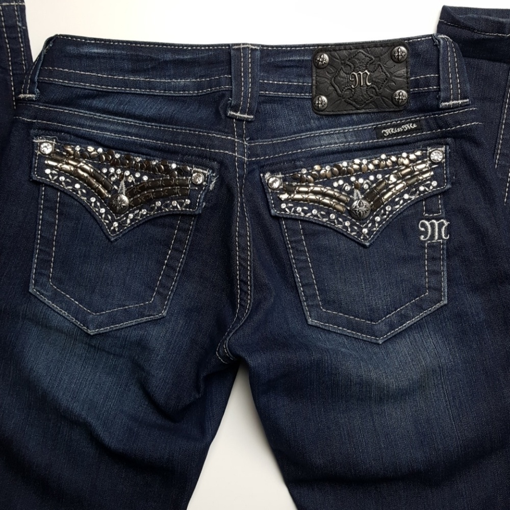 Miss Me Embellished Bootcut  Jeans Size 27